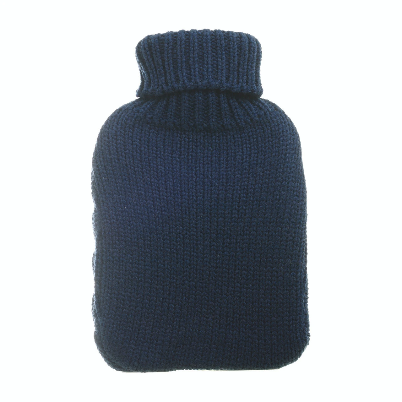 Aroma Home Navy Chunky Knit Hot Water Bottle 5 Aroma Home Navy Chunky Knit Hot Water Bottle - Image 3