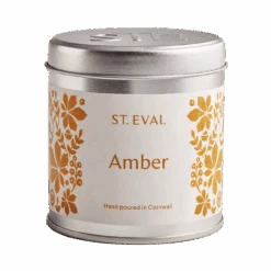 St Eval Folk Amber Tin Candle