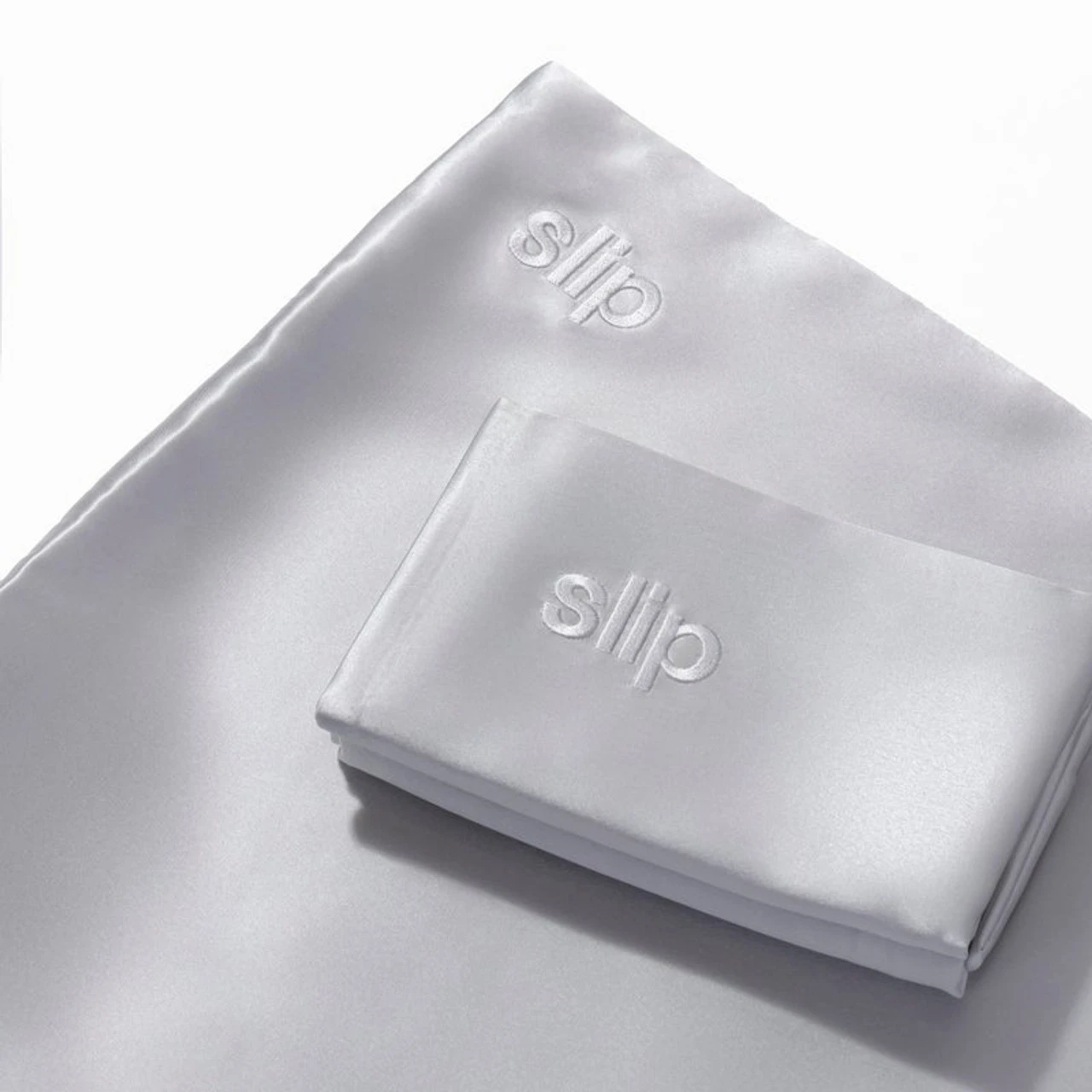 Slip Pure Silk Silver Queen Pillowcase 4 Slip Pure Silk Silver Queen Pillowcase - Image 2