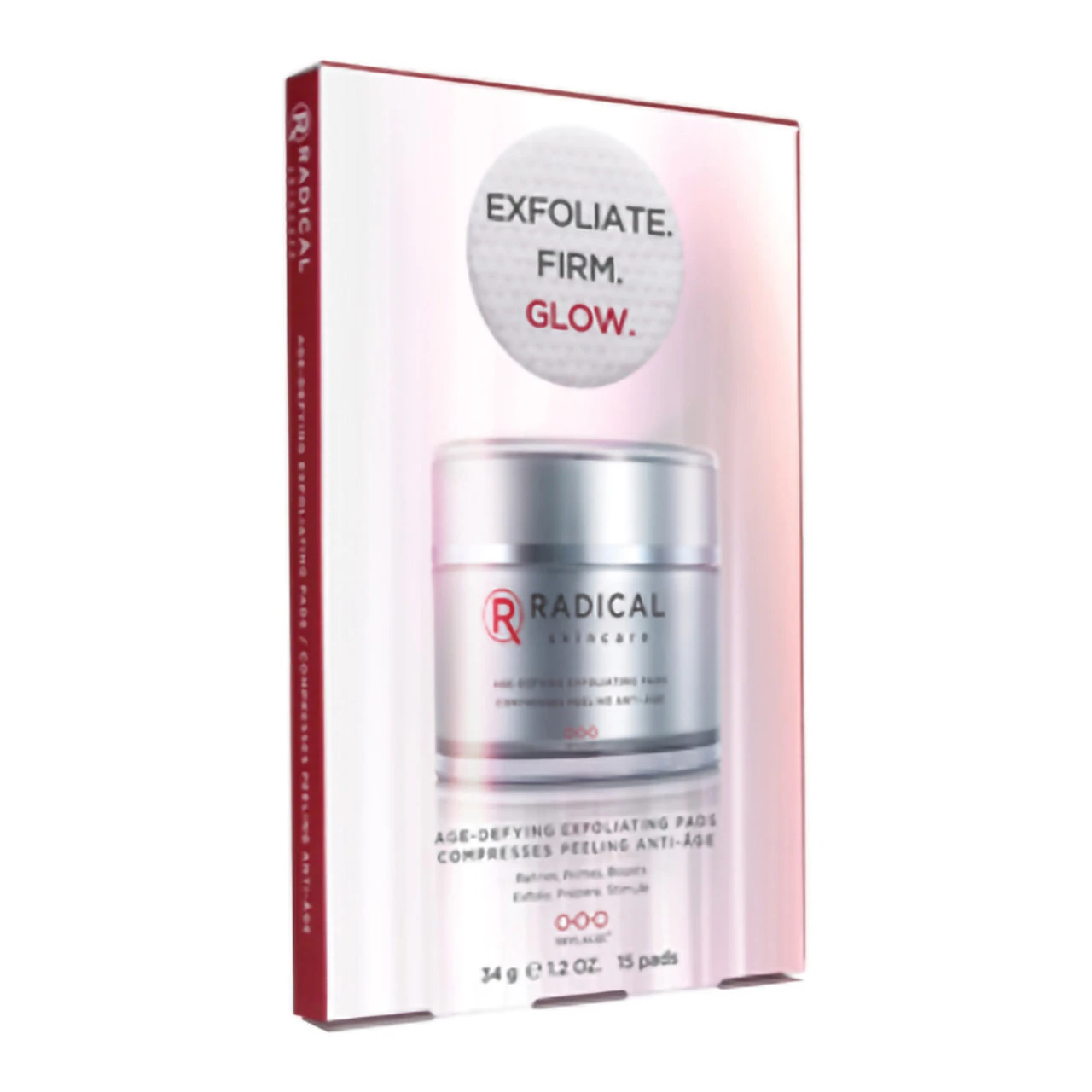Radical Skincare Age-Defying Exfoliating Pads - 15 Pads 3 Radical Skincare Age-Defying Exfoliating Pads - 15 Pads