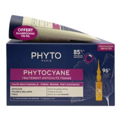 Phyto PHYTOCYANE Reactional + Free Shampoo Set