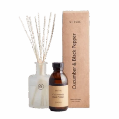 St Eval Cucumber & Black Pepper Diffuser Set