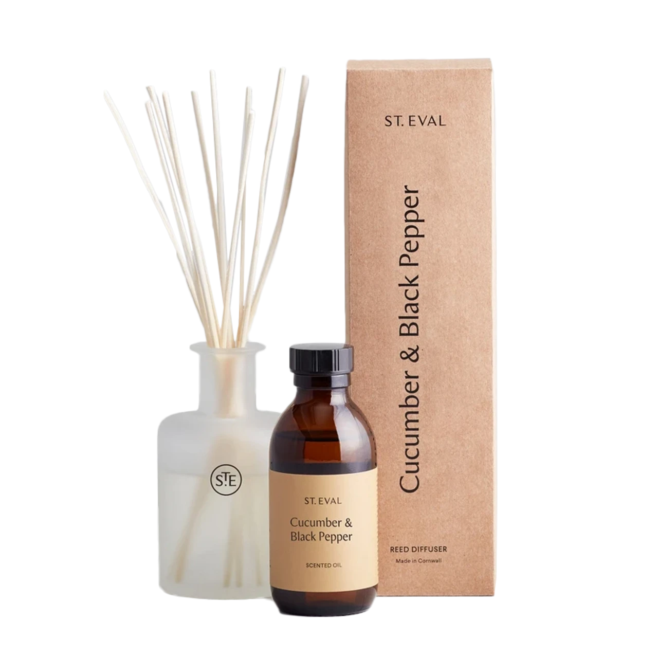 St Eval Cucumber & Black Pepper Diffuser Set 3 St Eval Cucumber & Black Pepper Diffuser Set