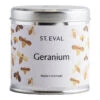 St Eval Nature's Garden Scented Tin Candle Geranium 2 St Eval Nature's Garden Scented Tin Candle Geranium -Korres Store EW20230126 StEval Products spring 6 74282.1686752371