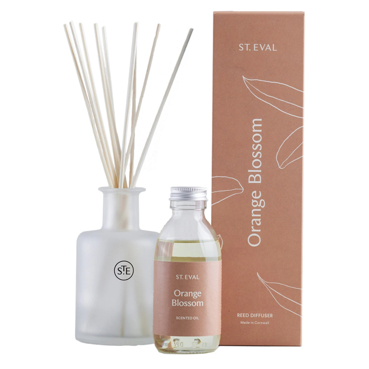 St Eval Lamorna Orange Blossom Reed Diffuser Set 3 St Eval Lamorna Orange Blossom Reed Diffuser Set
