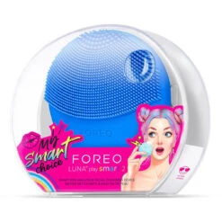 FOREO LUNA Play Smart 2 Facial Cleansing Device With Skin Analysis - Peek-A-Blue! -Korres Store FO0194 2 06957.1694616250