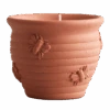 St Eval Nature's Garden Geranium Large Bee Pot -Korres Store Natures Haven Collection Bee 18379 96520.1676472849