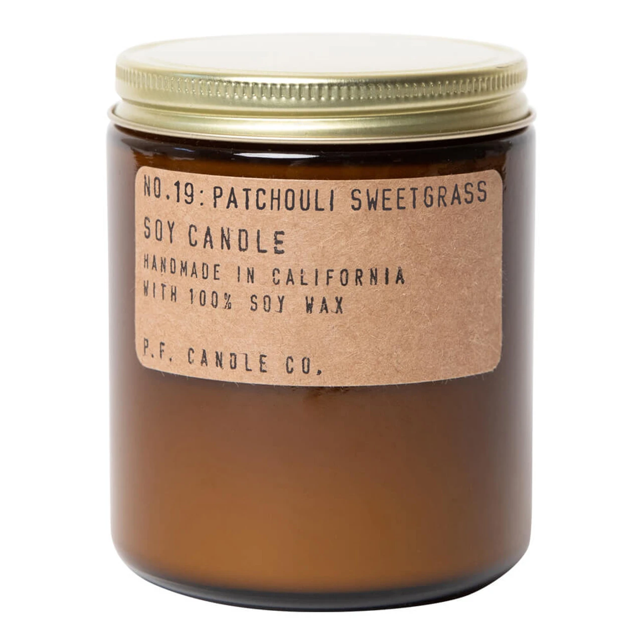 P.F. Candle Co. No. 19 Patchouli Sweetgrass Standard Soy Jar Candle 3 P.F. Candle Co. No. 19 Patchouli Sweetgrass Standard Soy Jar Candle
