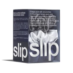 Slip Pure Silk Midnight Scrunchies -Korres Store SLIP ScrunchieLarge Midnight 3pack SHOTC 820x 79370.1629294628