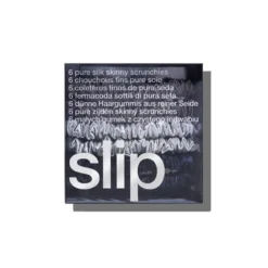 Slip Pure Silk Skinny Midnight Scrunchies -Korres Store SLIP ScrunchieSKinny Midnight 6pack SHOTB 820x 02008.1629296500