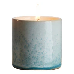 St Eval Wild Gorse Sea & Shore Light Blue Pot