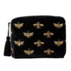 Elizabeth Scarlett Honey Bee Charcoal Wash Bag -Korres Store honey bee anthracite velvet washbag 002 1 64630.1638866215