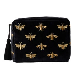 Elizabeth Scarlett Honey Bee Charcoal Wash Bag