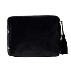 Elizabeth Scarlett Honey Bee Charcoal Wash Bag -Korres Store honey bee anthracite velvet washbag 003 1 54512.1638866168