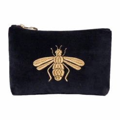 Elizabeth Scarlett Honey Bee Charcoal Mini Pouch
