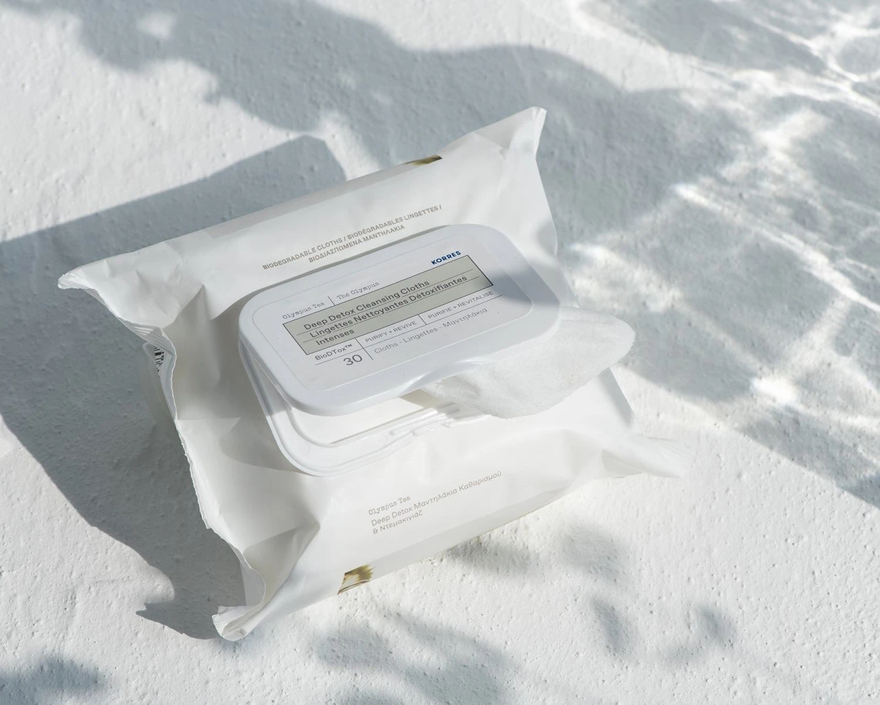 Korres Olympus Tea Deep Detox Cleansing Cloths Biodtox 4 Korres Olympus Tea Deep Detox Cleansing Cloths Biodtox - Image 2