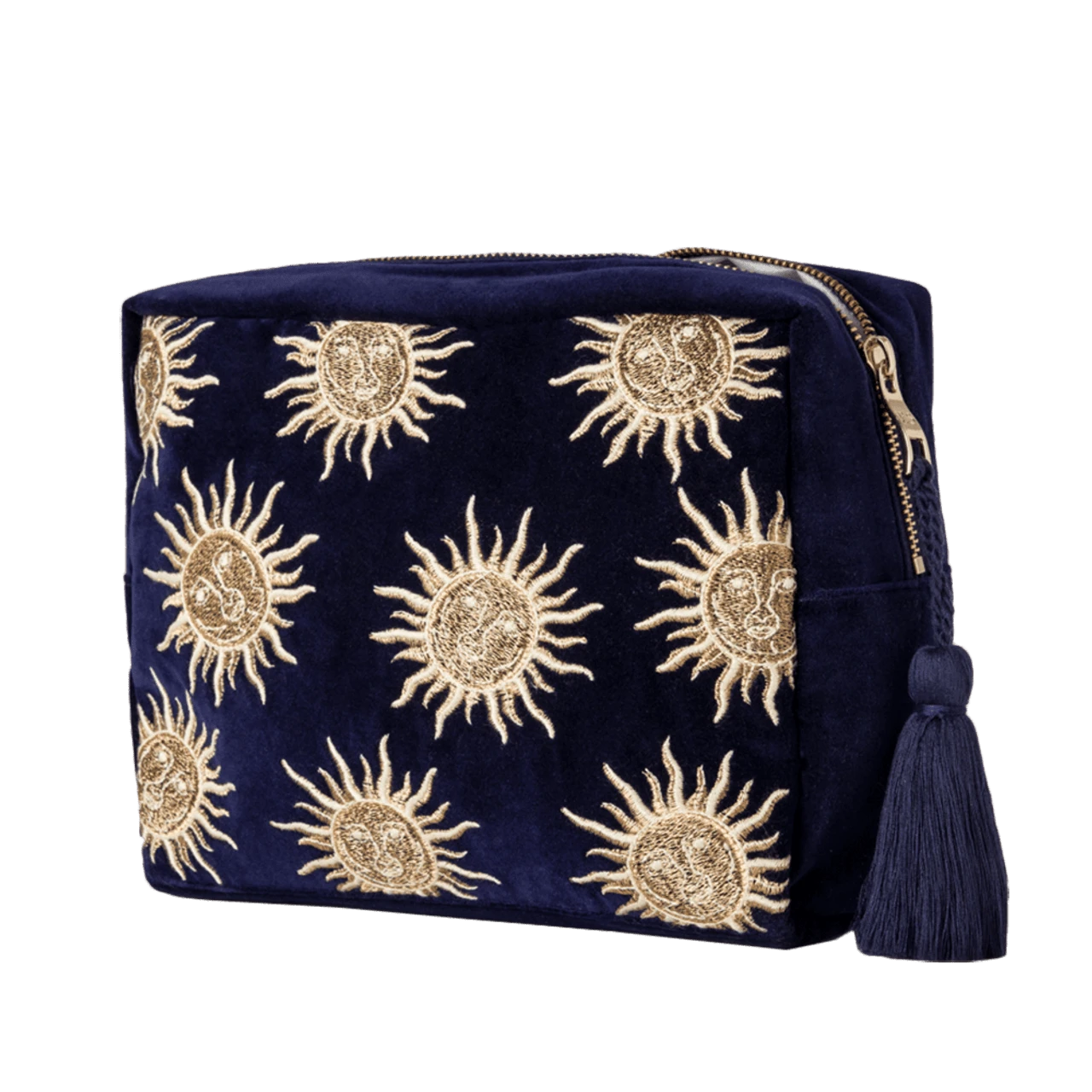 Elizabeth Scarlett Navy Sun Goddess Wash Bag 4 Elizabeth Scarlett Navy Sun Goddess Wash Bag - Image 2