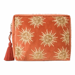 Elizabeth Scarlett Sun Goddess Rust Wash Bag
